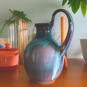Vintage Campbell Signed Pottery Jug